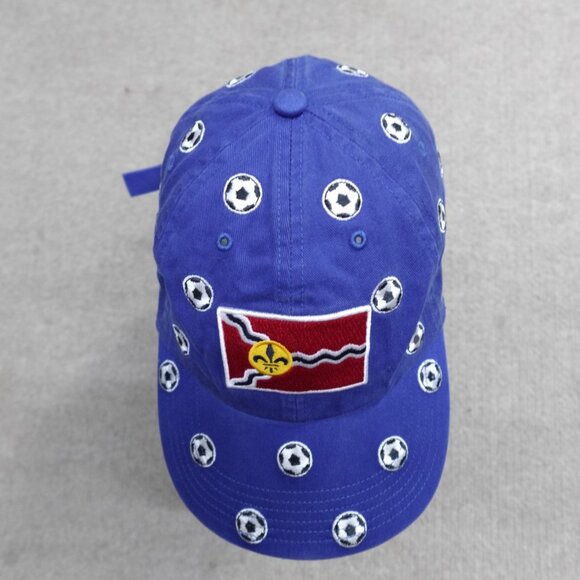 Saint Louis FC Hat Blue Strapback Dadhat '47 Brand Cotton Embroidered All Over - Picture 2 of 8